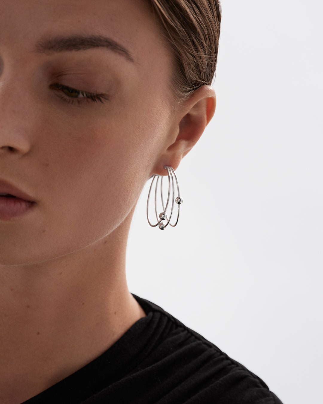 Kehät earrings large silver