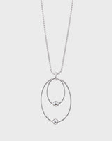 Kehät necklace silver
