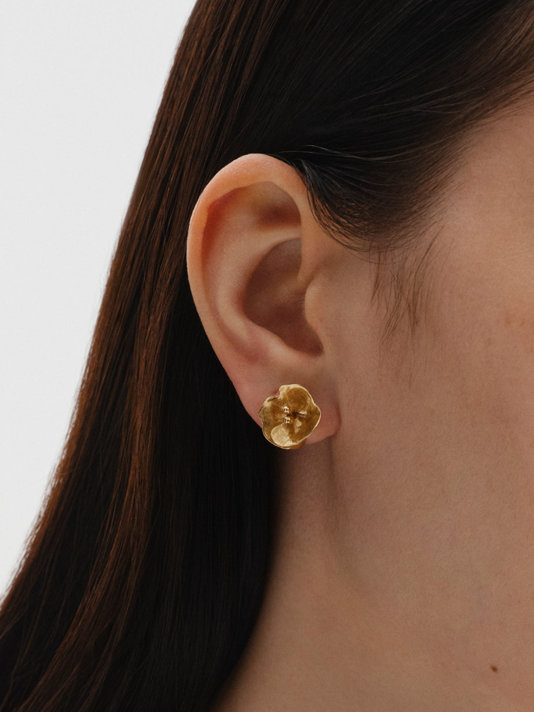 Summer Night Rose Earrings Small bronze