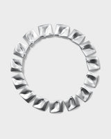 Planetoid Valleys Necklace Silver