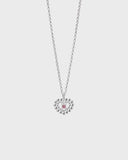 Roosa nauha 2025 Valoisa -riipus hopea pinkki zirkonia