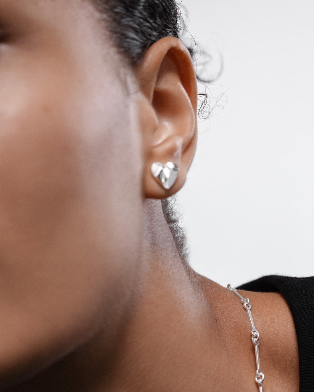 My Foolish Heart Earrings silver