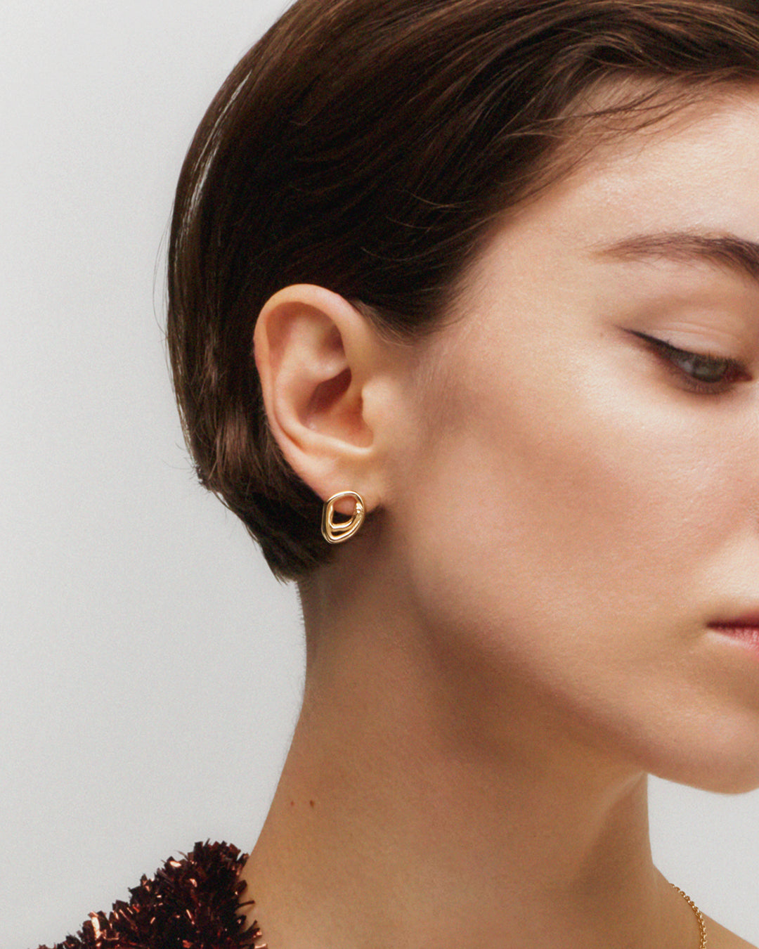 Männyt earrings gold 14K