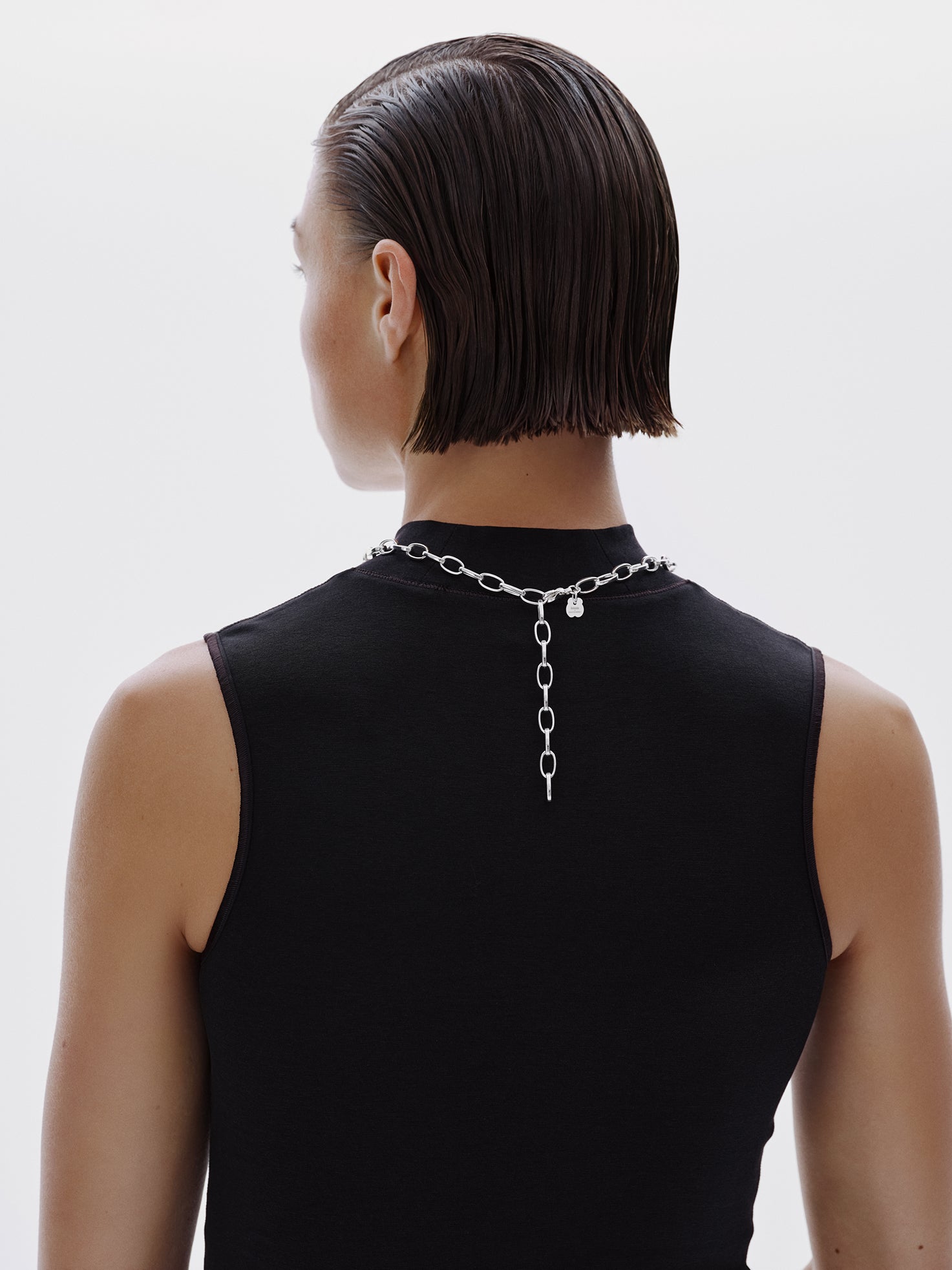 Kalevala x Marimekko  Garden -kaulakoru 55 cm hopea