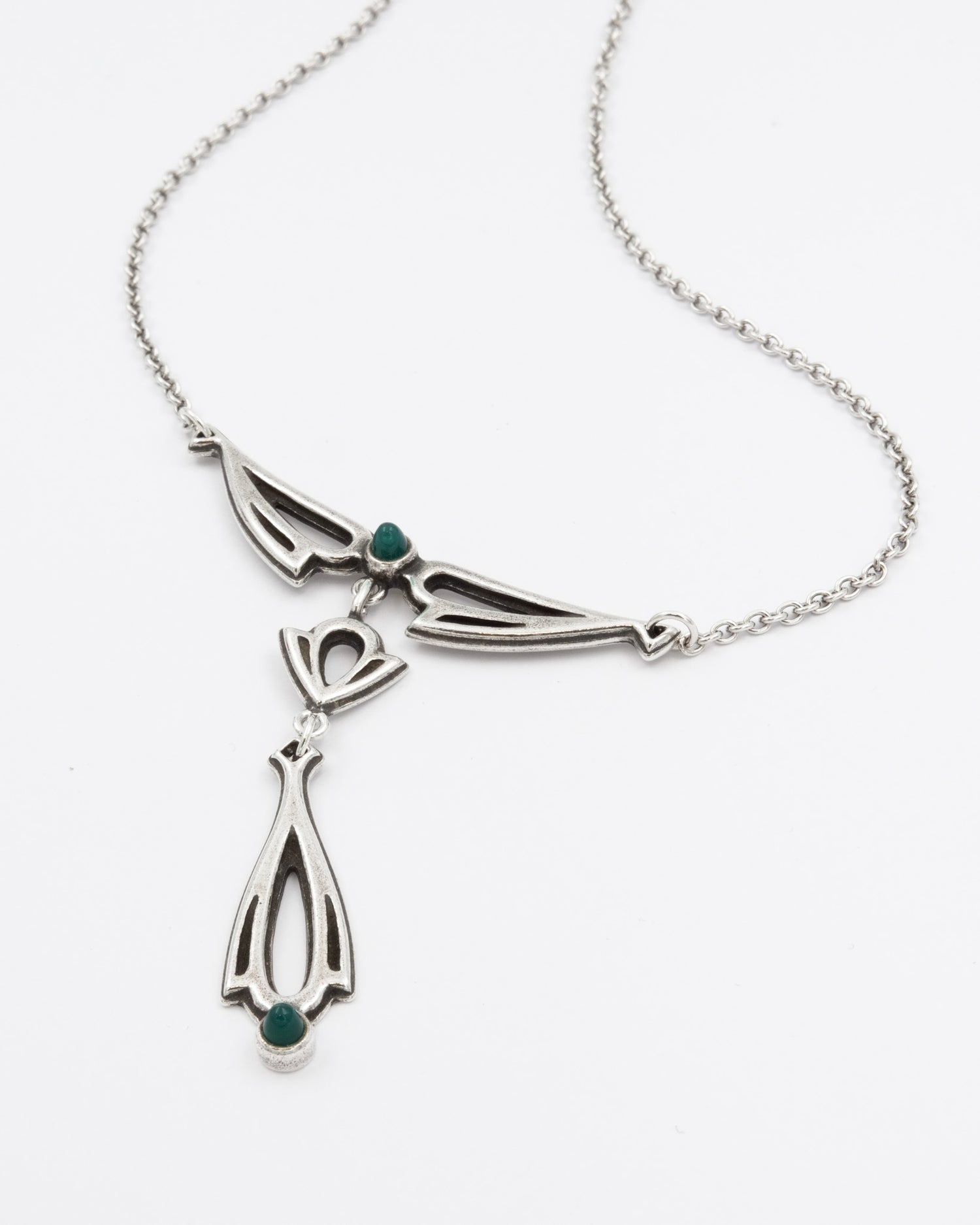 Kept Illusion pendant large 45 cm silver agate