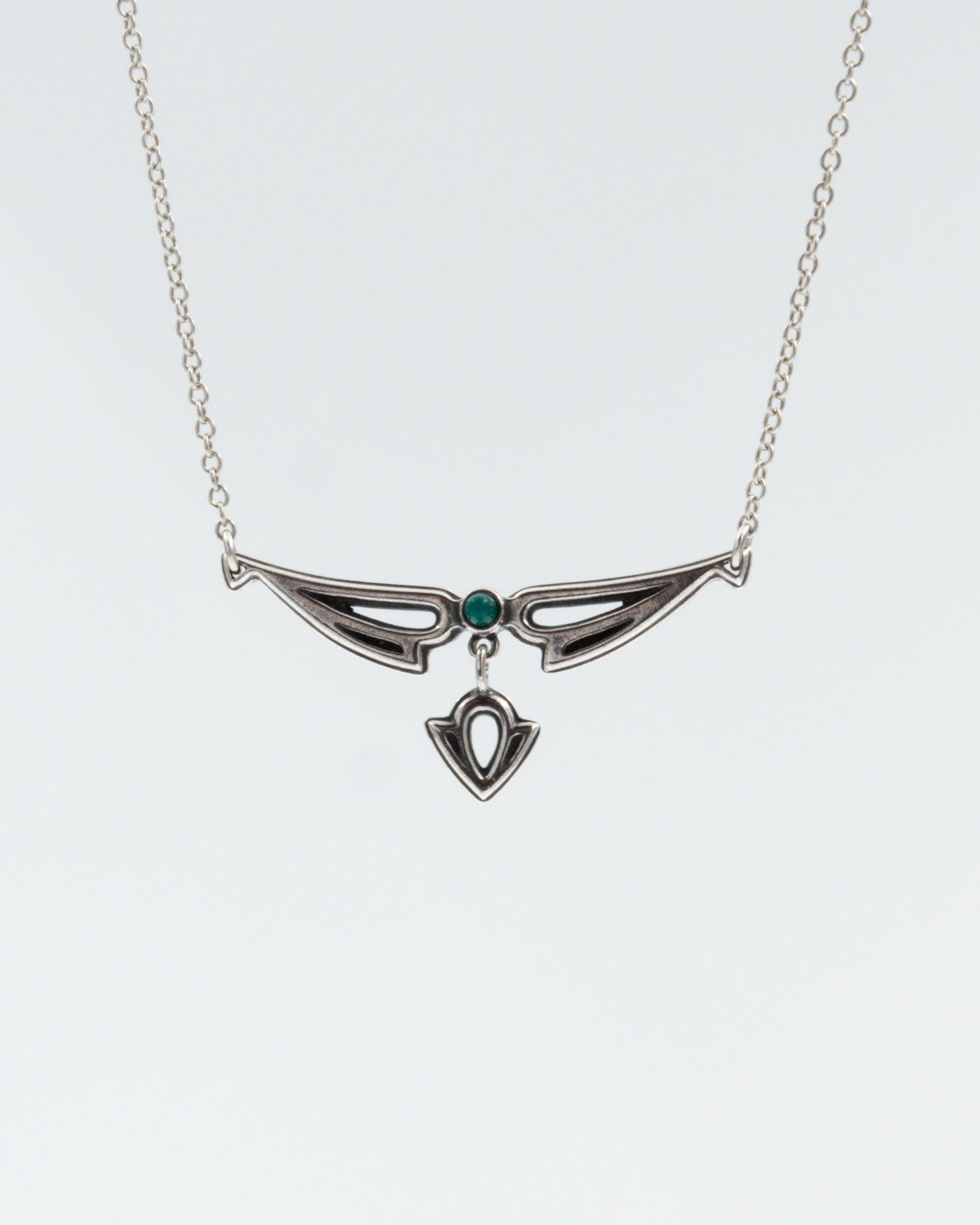 Held Illusion pendant 45 cm silver