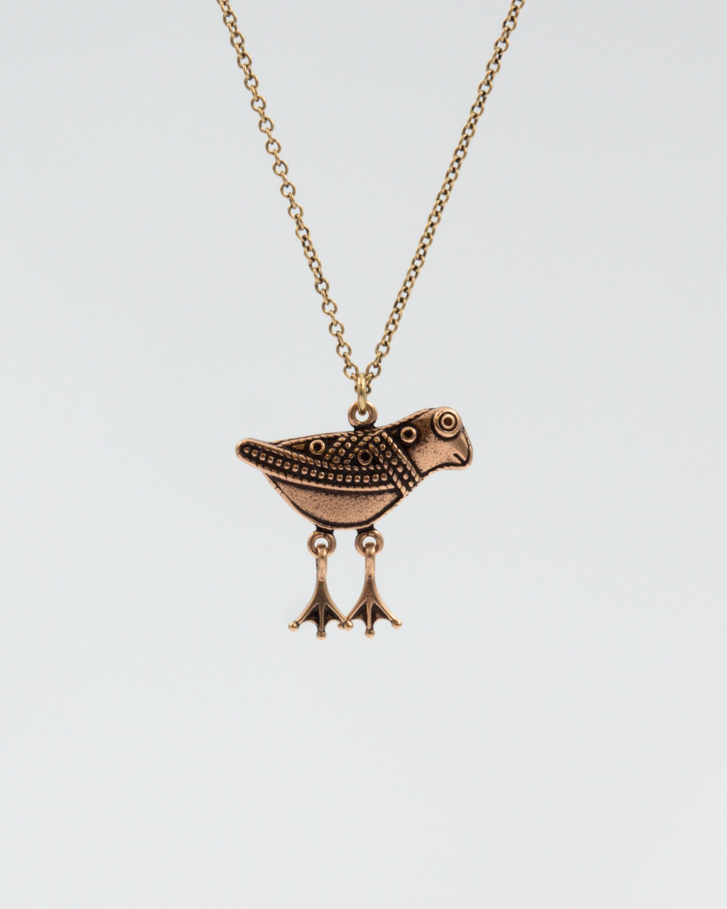 Kept Hattula's bird pendant 55/60 cm bronze