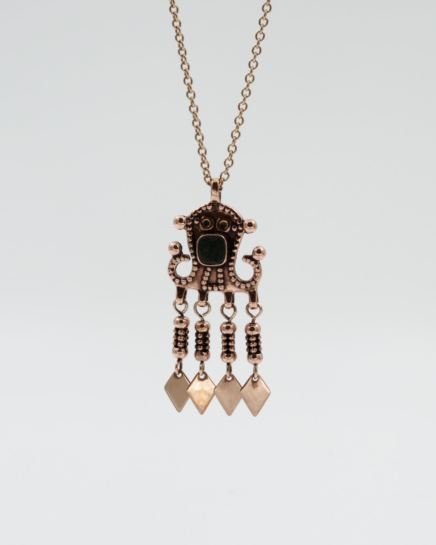 Kept Petsamo pendant 60 cm bronze chrome marble