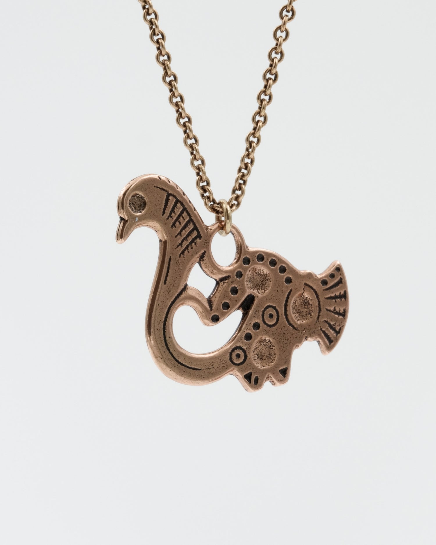 Kept Tampere bird pendant 70 cm bronze