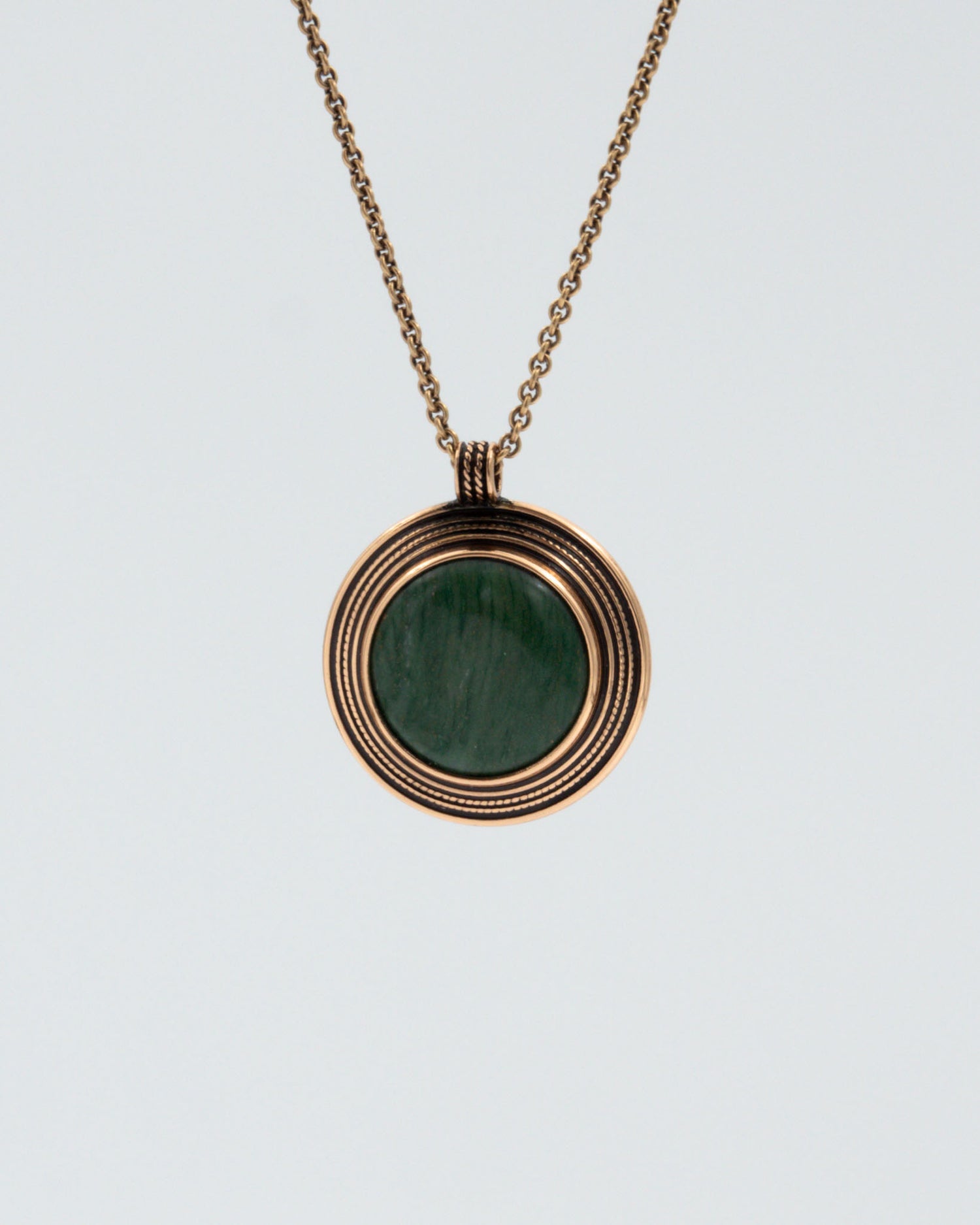 Held stone pendant 60 cm bronze chrome marble