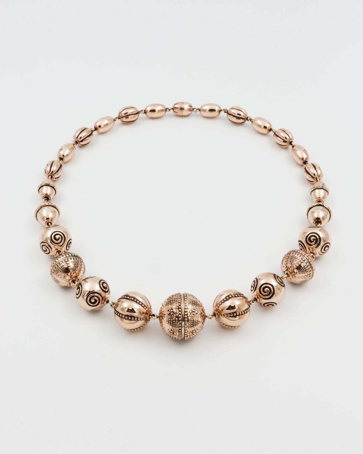 Preloved Halikko necklace 55 cm bronze