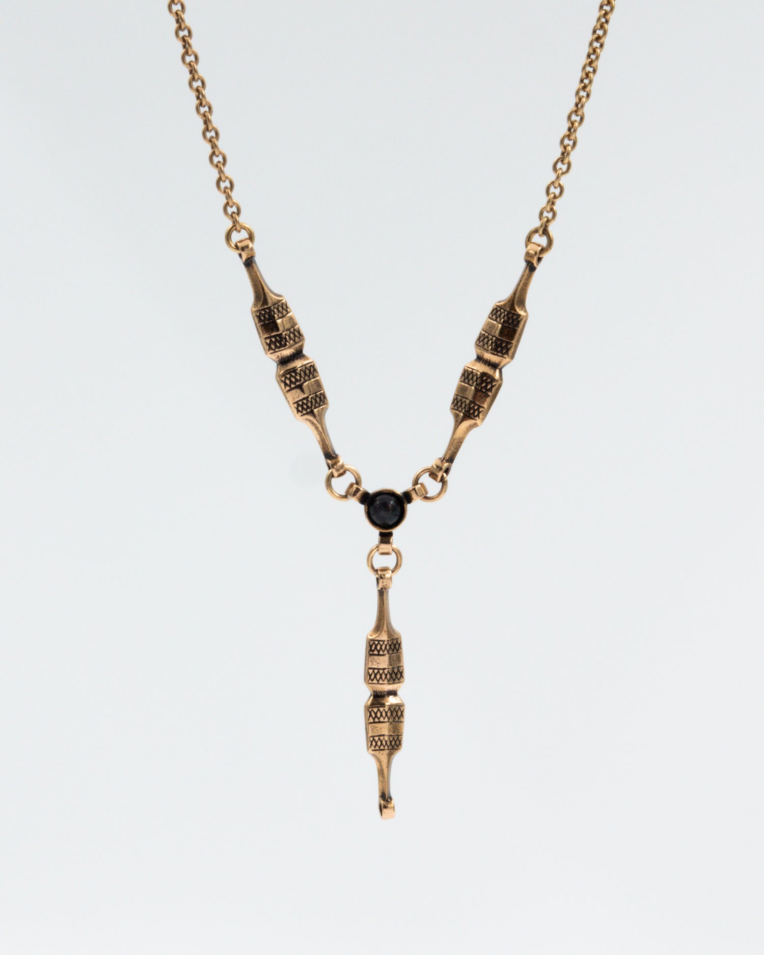 Preloved Kehrääjä necklace 45 cm bronze