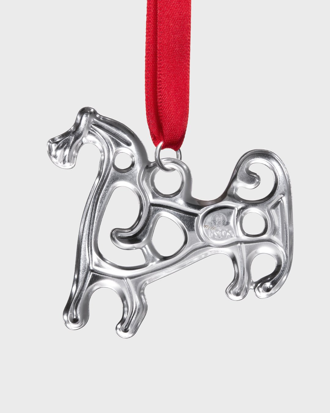 Christmas Ornament 2021 Horse from Suomussalmi silver