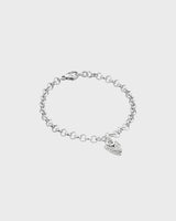 Live Hard Live Your Dream Bracelet small silver