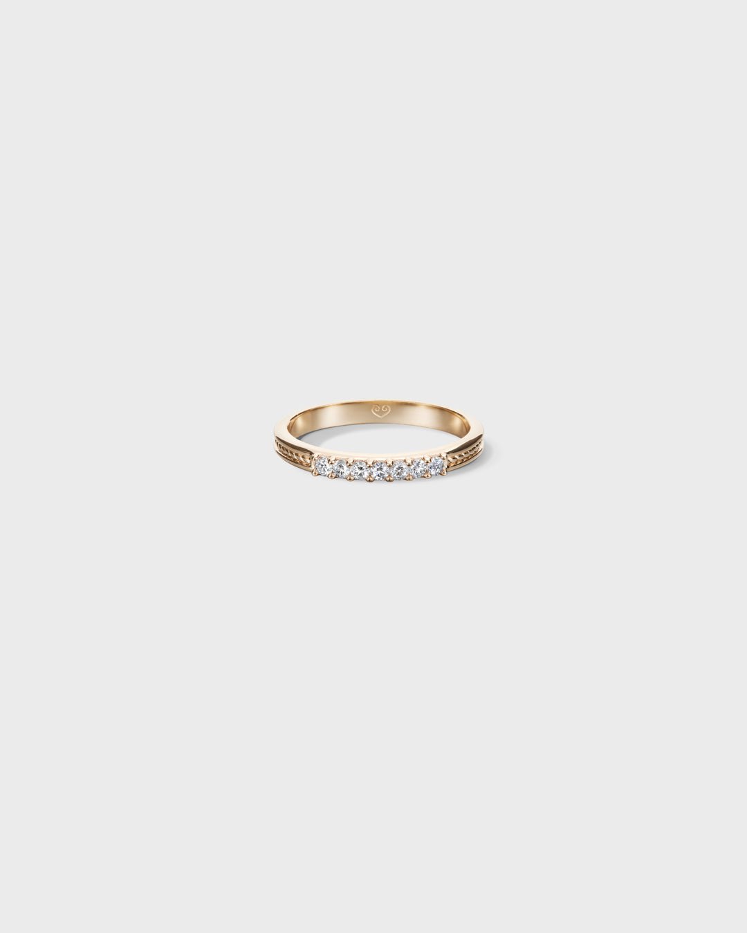 Heritage Diamond Ring 7 x 0.02 ct gold