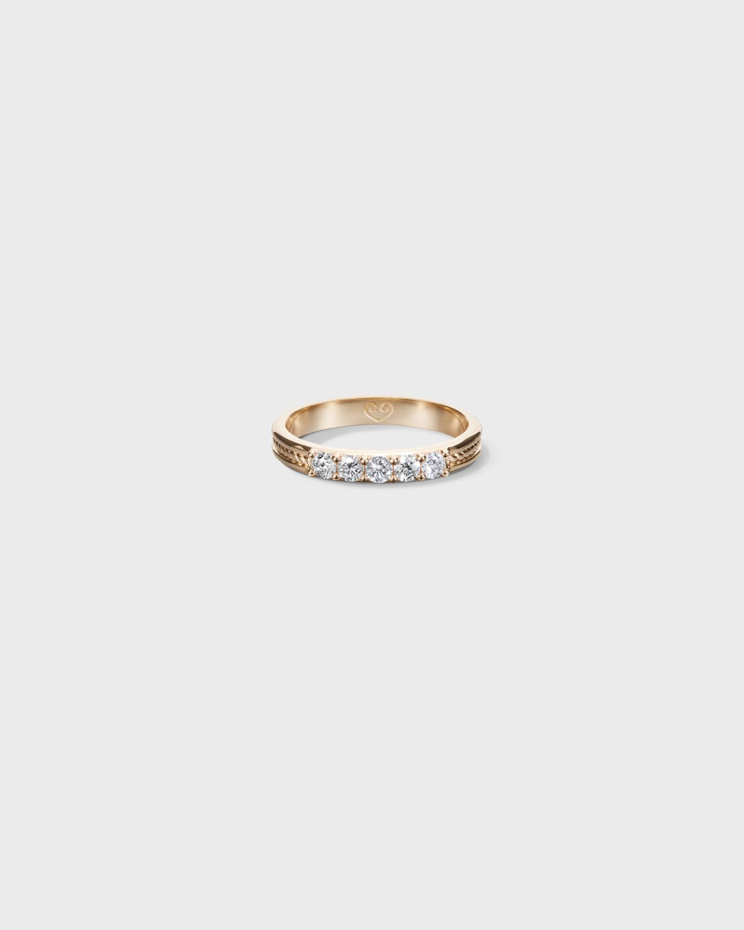 Heritage Diamond Ring 5 x 0.06 ct gold