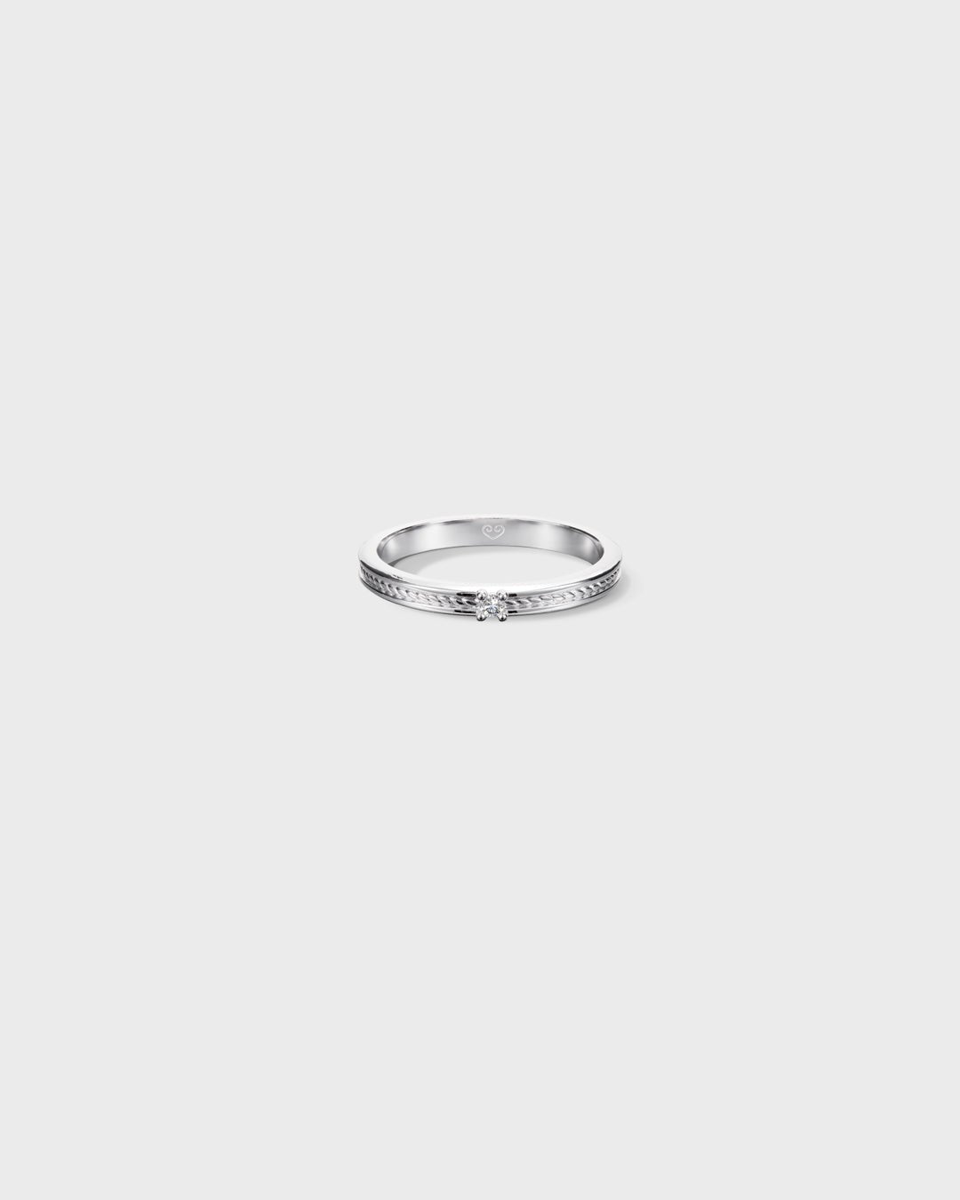 Heritage Diamond Ring 0.02 ct white gold
