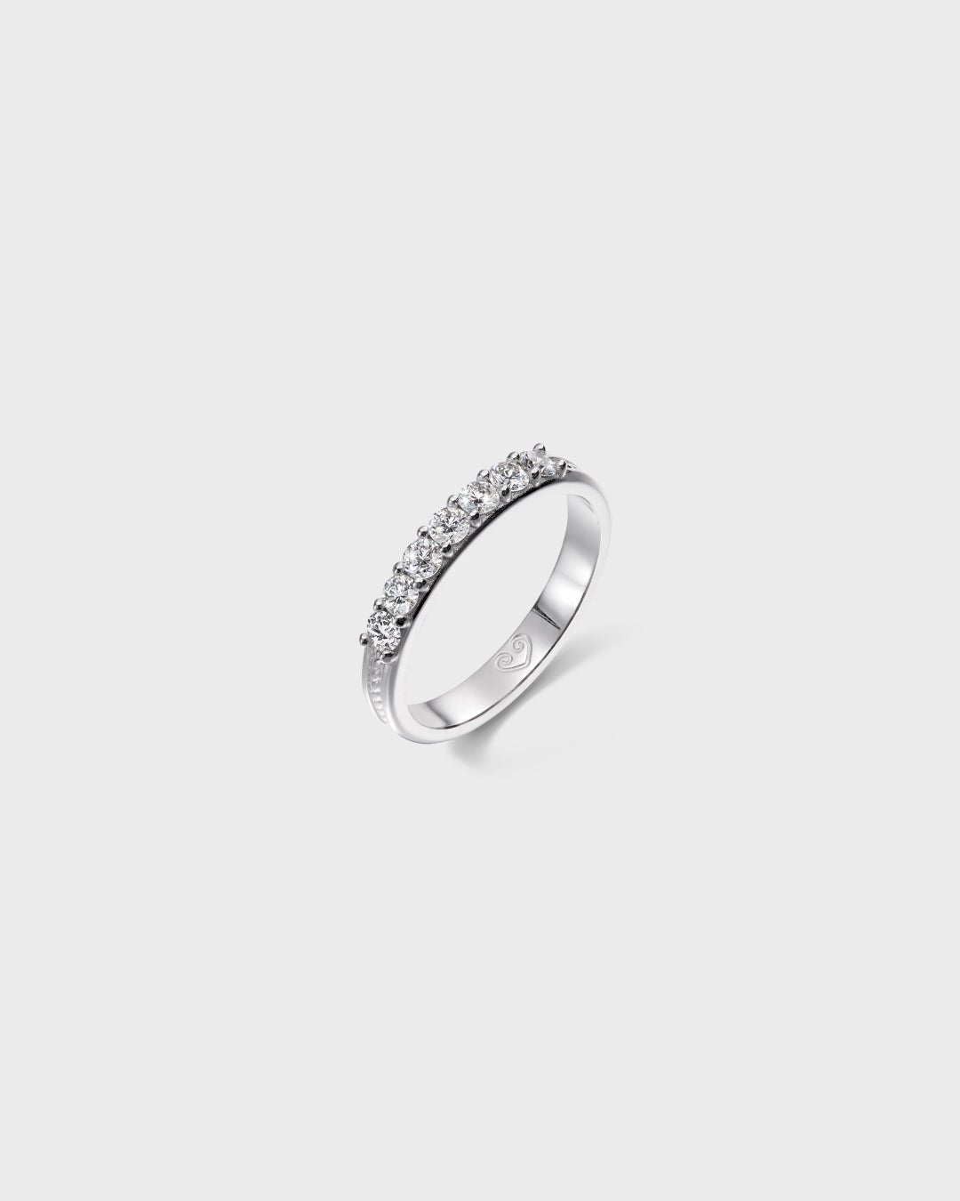 Heritage Diamond Ring 7 x 0.06 ct white gold