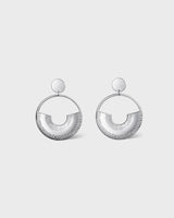 Arcs Earrings silver
