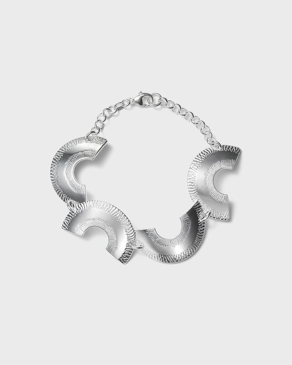Arcs Bracelet silver