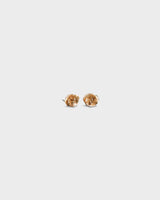 Summer night rose single miniature earring bronze
