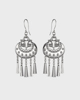 Moon Goddess Earrings silver