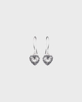 Heart of the House Earrings silver