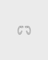 Circle of Light Earrings silver