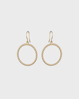 Circle of Light Earrings bronze