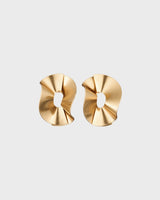Alluring single earring round bronze right