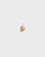 Amulet Charm small Sun Lion gold