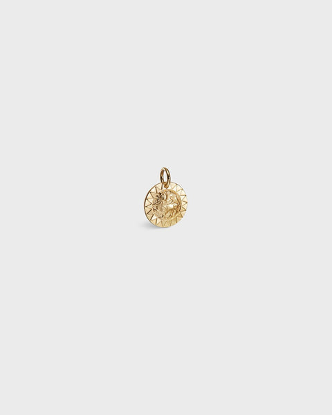 Amulet Mini Charm Sun Lion bronze