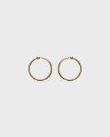 Amulet Hoop Earrings bronze