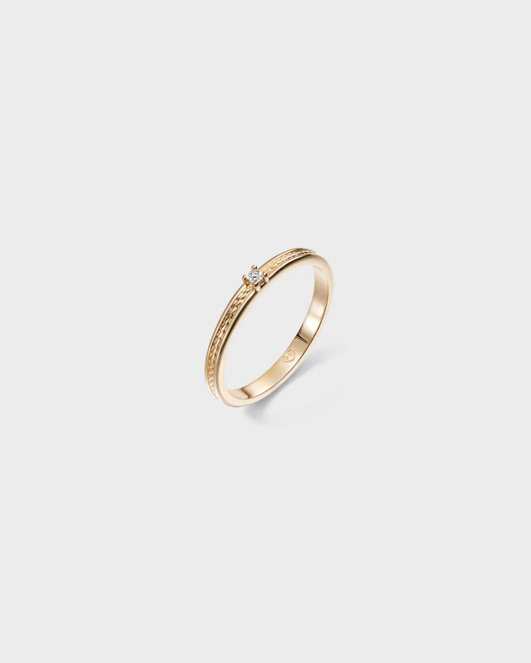 Heritage Diamond Ring 0.02 ct gold