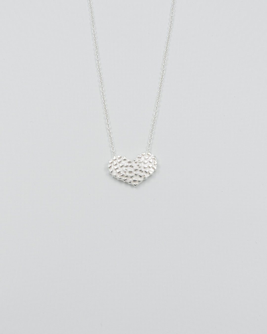 Held with all my heart pendant 45/50 cm silver